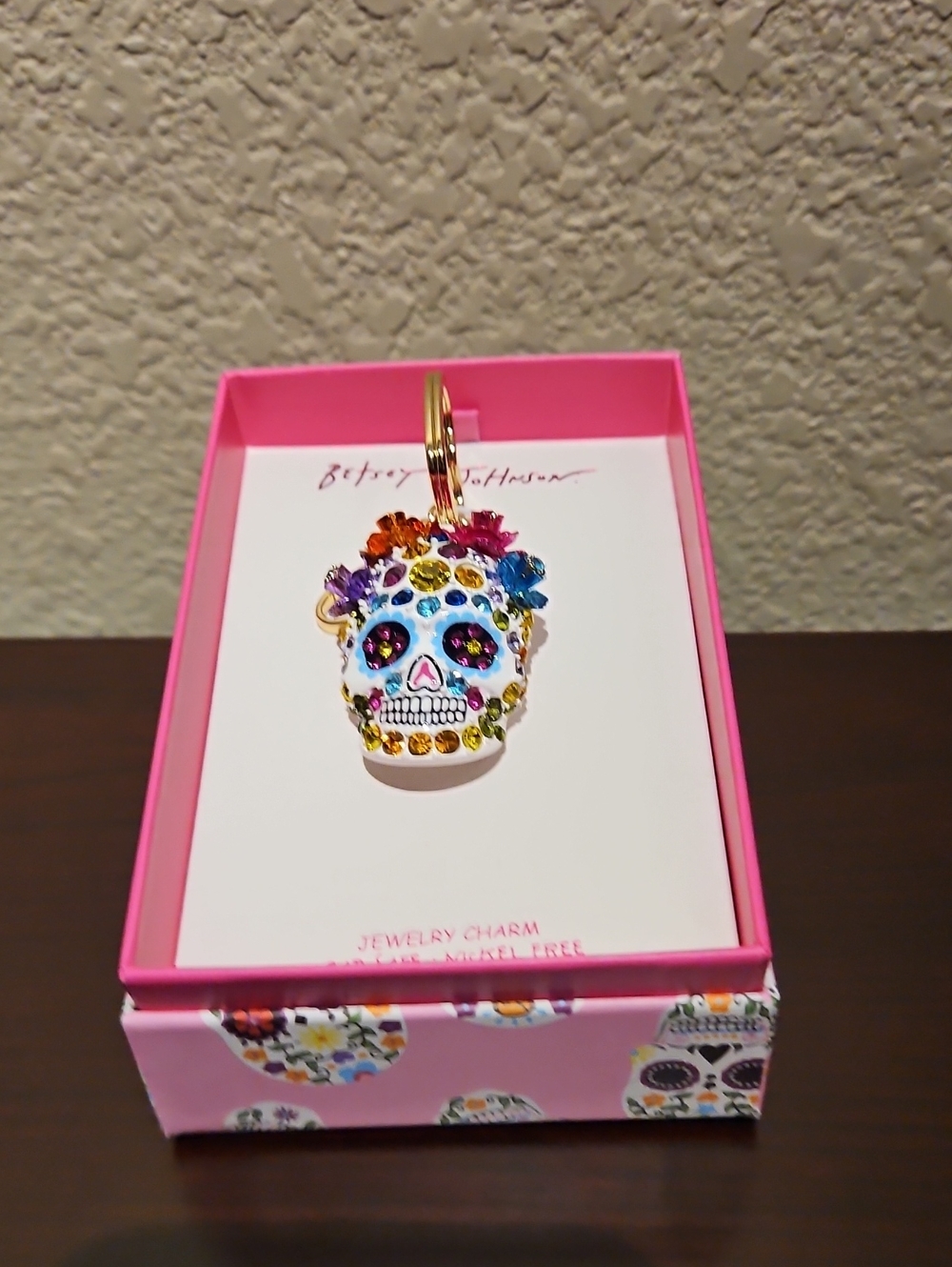 Betsey Johnson Sugar Skull Jewelry Charm